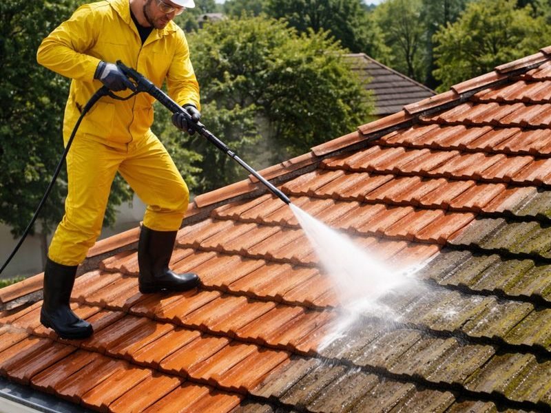 Lavagem de telhado